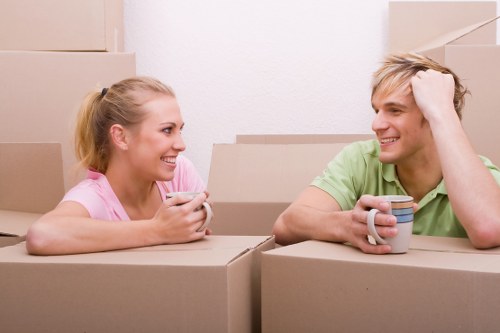 Professional team preparing furniture for pick-up in Manandvan Norbury